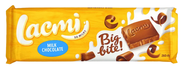 Шоколад Roshen Lacmi Big Bite молочний 260г